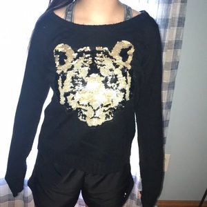 Sequin tiger sweater... open to offers